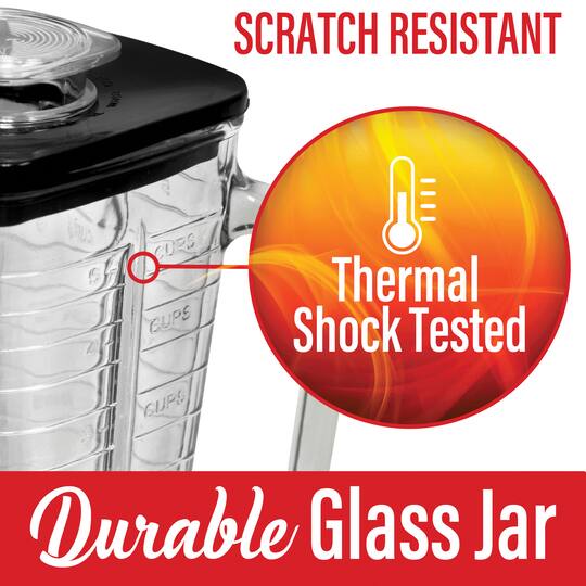 Brentwood 42oz. 6-Piece Oster P-OST722 Blender Glass Jar Replacement Set